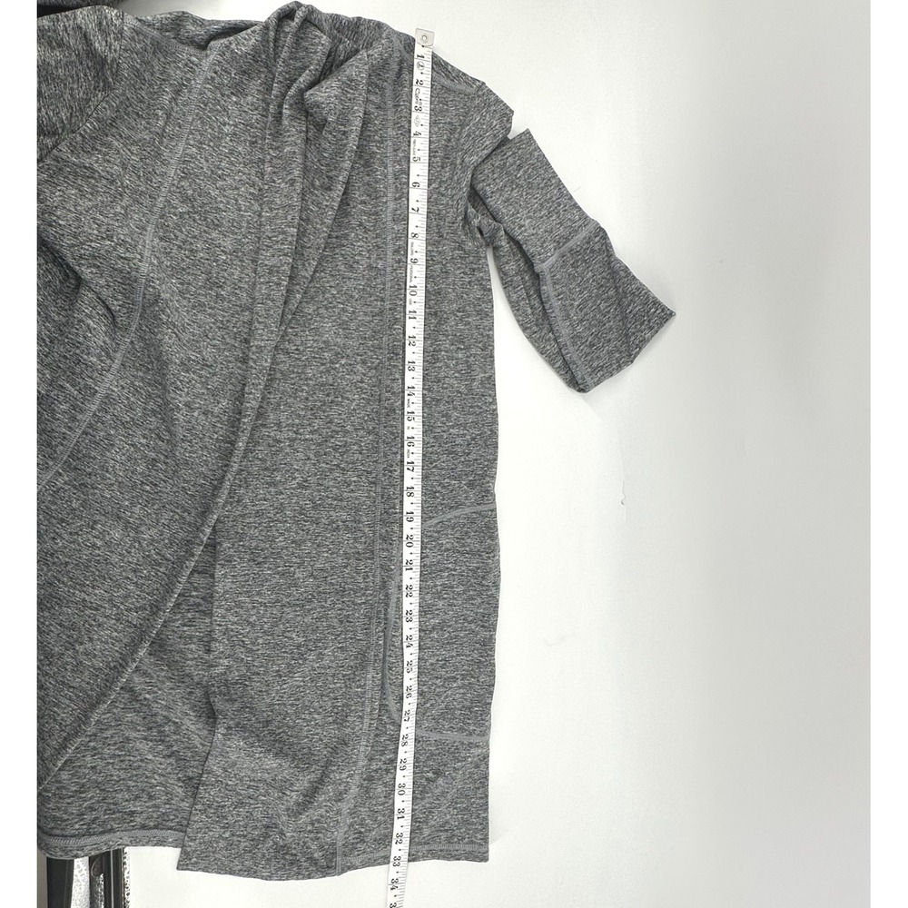 Eddie Bauer Open Front Longline Cardigan Women S Gray Athleisure Layering Tech - Picture 8 of 9